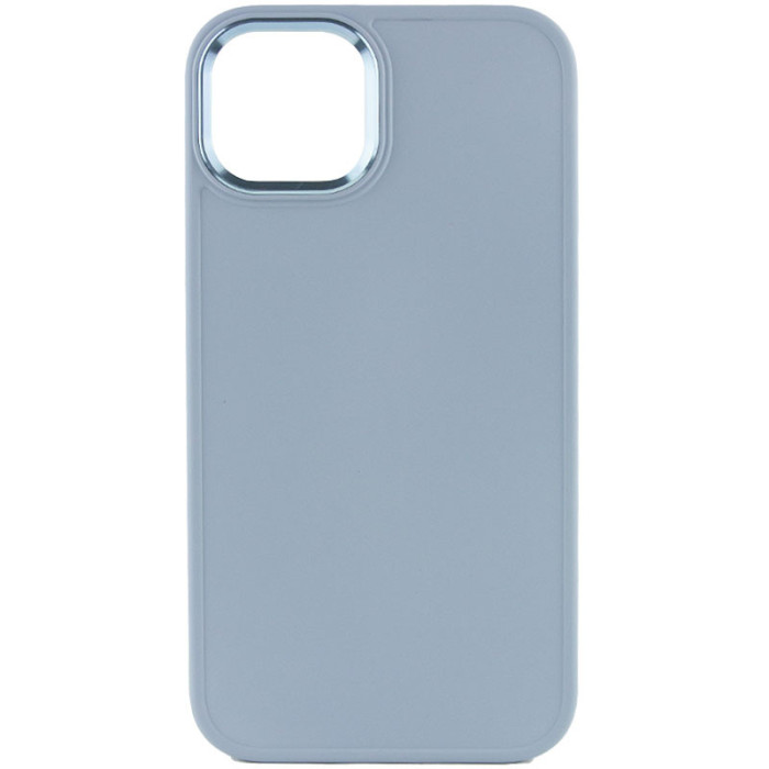 TPU чохол Bonbon Metal Style для Apple iPhone 14  Блакитний/Mist blue