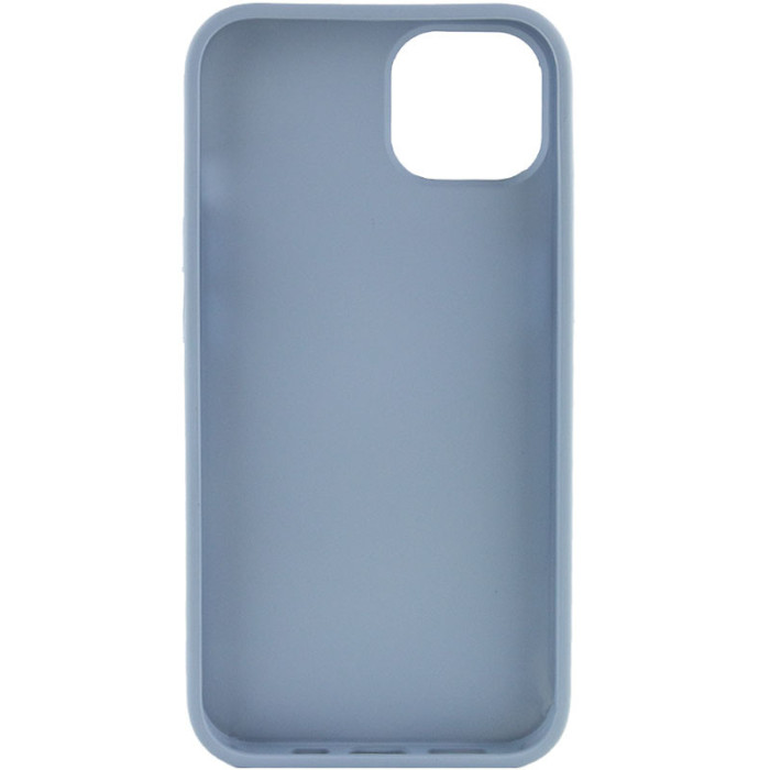 TPU чохол Bonbon Metal Style для Apple iPhone 14  Блакитний/Mist blue