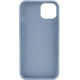 TPU чохол Bonbon Metal Style для Apple iPhone 14  Блакитний/Mist blue
