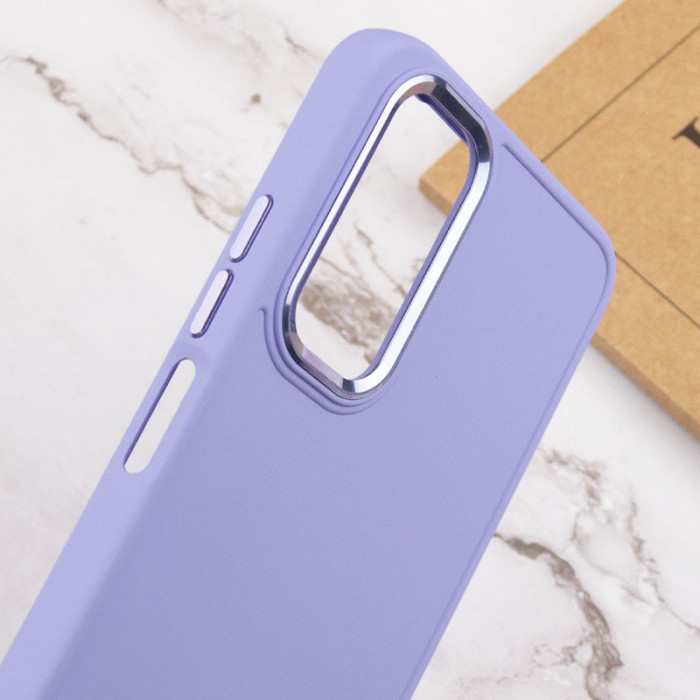TPU чохол Bonbon Metal Style для Samsung Galaxy A14 4G/5G Бузковий/Dasheen