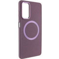 TPU чохол Bonbon Metal Style з Magnetic Fit для Samsung Galaxy A25 5G Бордовий/Plum