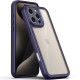 TPU чохол Transparent + Colour 1,5mm для Apple iPhone 16 Pro Max (6.9') Purple
