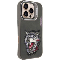 TPU+PC чохол Friends для Apple iPhone 16 Pro (6.3') Grey Wolf