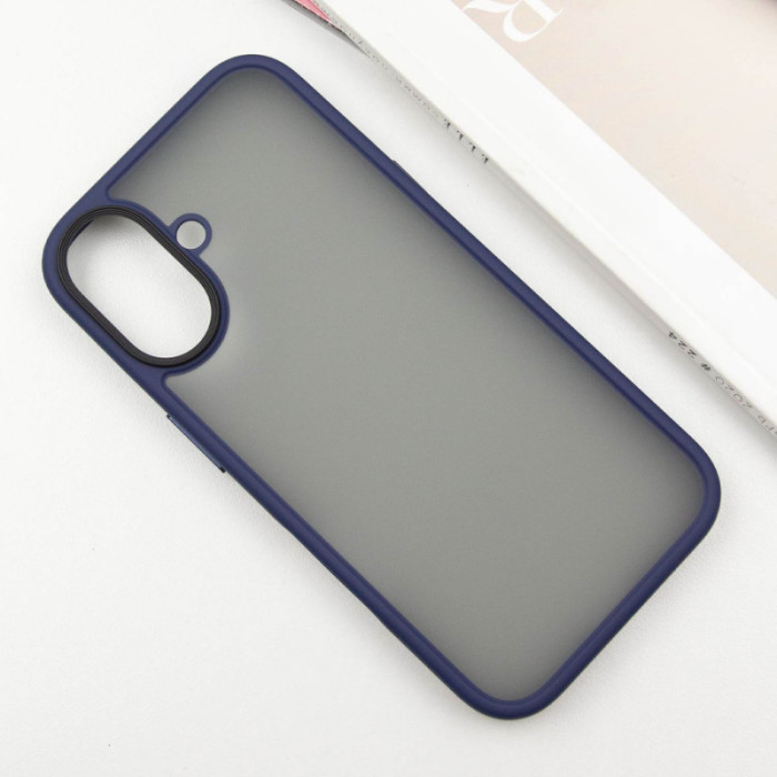 TPU+PC чехол Metal Buttons для Apple iPhone 16 