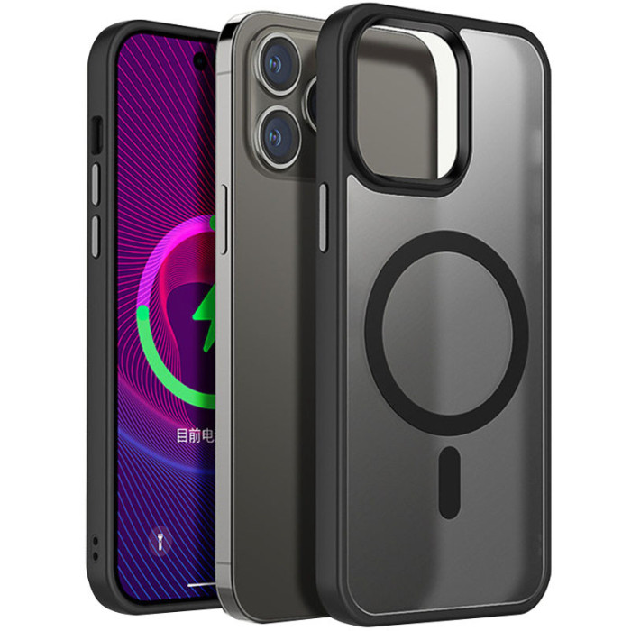 TPU+PC чохол Metal Buttons with MagSafe для Apple iPhone 14 Pro