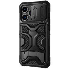 TPU+PC чохол Nillkin CamShield Adventurer Pro (шторка на камеру) для Apple iPhone 14 Pro  Armor Black