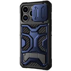 TPU+PC чохол Nillkin CamShield Adventurer Pro (шторка на камеру) для Apple iPhone 14 Pro  Interstellar Blue