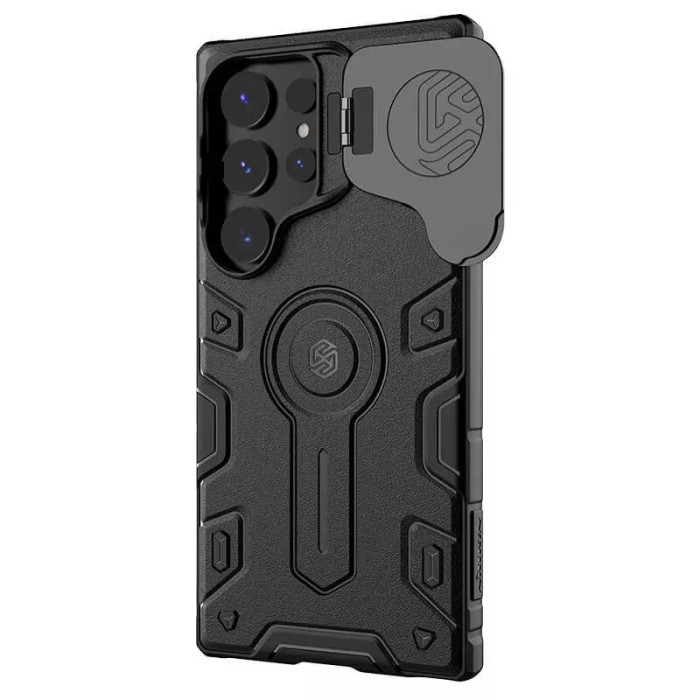 TPU+PC чохол Nillkin CamShield Armor Prop для Samsung Galaxy S24 Ultra Black  (ITS-L-00000068404_1)