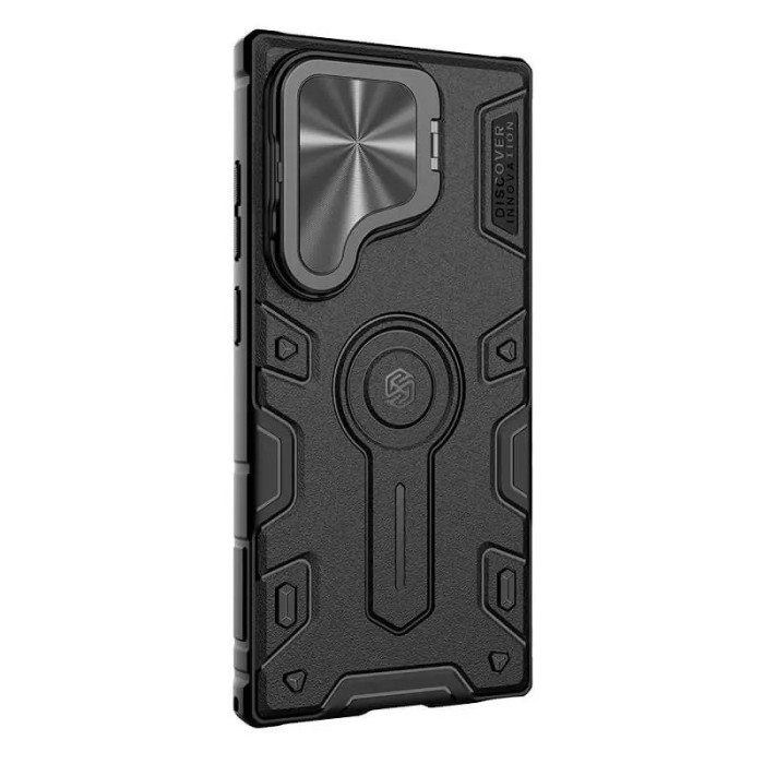TPU+PC чохол Nillkin CamShield Armor Prop для Samsung Galaxy S24 Ultra Black  (ITS-L-00000068404_1)
