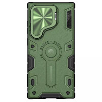TPU+PC чохол Nillkin CamShield Armor Prop для Samsung Galaxy S24 Ultra Dark Green  (ITS-L-00000068404_3)