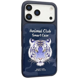 TPU+PC чохол Animal Club для Apple iPhone 17 Pro Max (6.9') Royal Blue