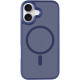 TPU+PC чохол Metal Buttons with MagSafe для Apple iPhone 17 (6.3') Синій/Navy Blue