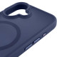 TPU+PC чохол Metal Buttons with MagSafe для Apple iPhone 17 (6.3') Синій/Navy Blue