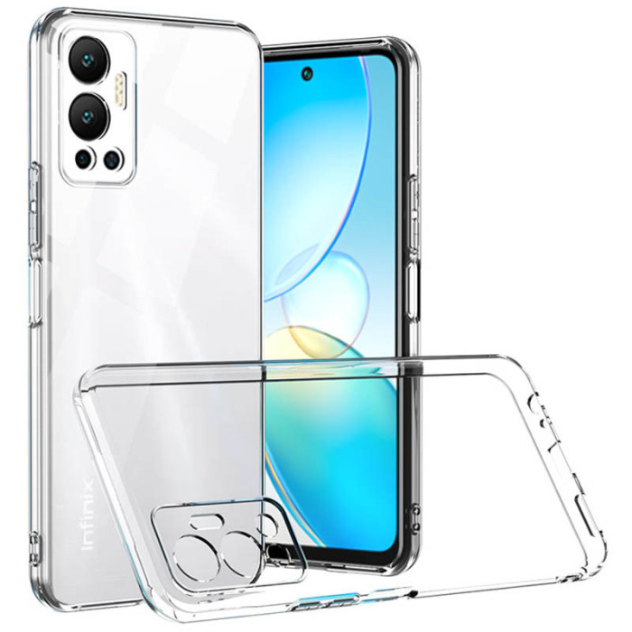 TPU чохол Epik Transparent 1,5mm Full Camera для Infinix Hot 12 Play Безбарвний (прозорий)