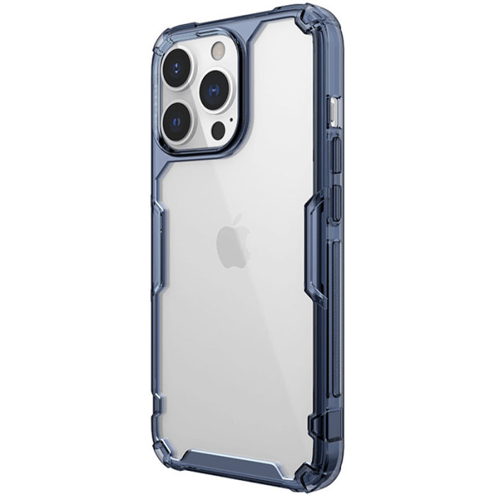 TPU чохол Nillkin Nature Pro Series для Apple iPhone 15 Pro  Синій (прозорий)