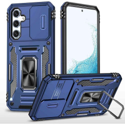 Ударостійкий чохол Camshield Army Ring для Samsung Galaxy S25+/S24+ Синій/Navy  (ITS-L-00000076336_5)