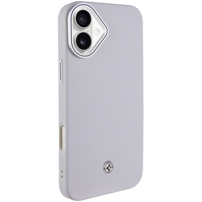 Чохол SGP PC+Leather з Magnetic Fit для Apple iPhone 16 Plus Grey