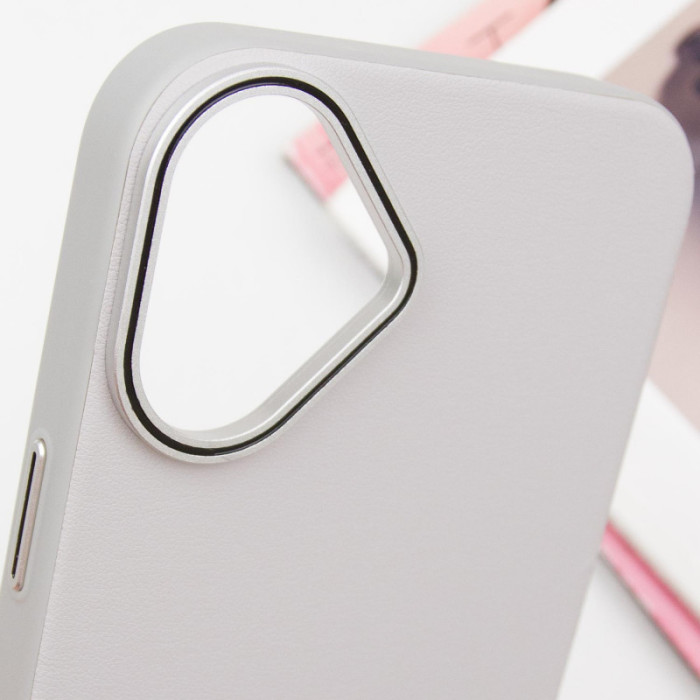 Чохол SGP PC+Leather з Magnetic Fit для Apple iPhone 16 Plus Grey
