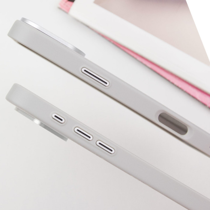 Чохол SGP PC+Leather з Magnetic Fit для Apple iPhone 16 Plus Grey