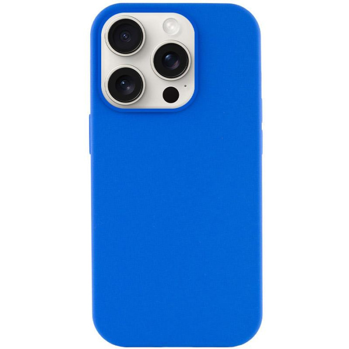 Чохол Silicone Case Full Protective (AA) NO LOGO для Apple iPhone 13 Pro Max Синій/Capri Blue