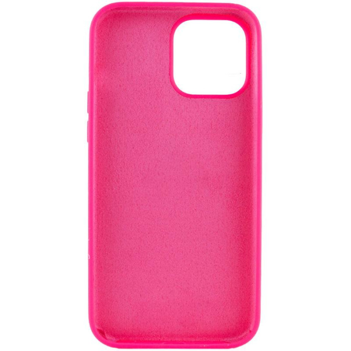 Чохол Silicone Case Full Protective (AA) NO LOGO для Apple iPhone 14 Pro Max Рожевий/Barbie pink