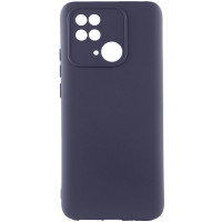 Чохол Silicone Cover Lakshmi Full Camera (AAA) для Xiaomi Redmi 10C Сірий/Dark Gray