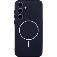 Чохол Silicone Cover Lakshmi Full Camera (AA) з Magnetic Fit для Samsung Galaxy A37 5G Темно-синій/Midnight blue