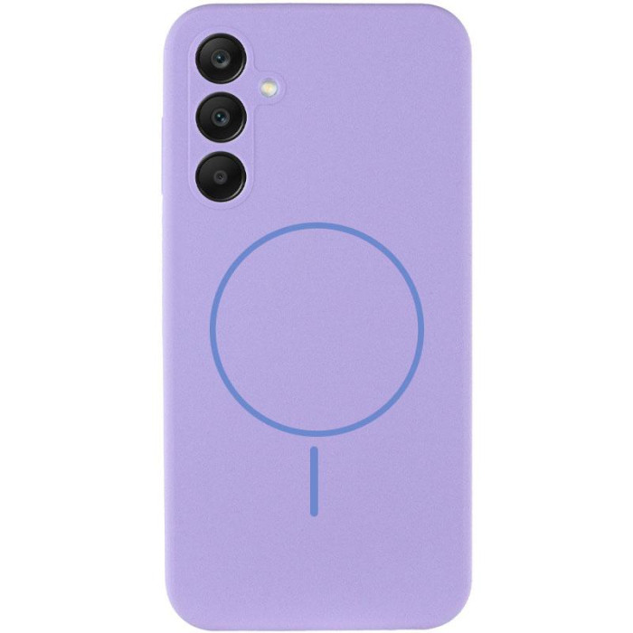 Чохол Silicone Cover Lakshmi Full Camera (AA) з Magnetic Fit для Samsung Galaxy S25+ Бузковий/Dasheen
