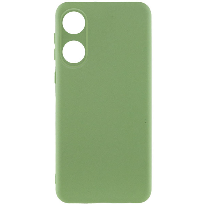 Чохол Silicone Cover Lakshmi Full Camera (A) для Oppo A58 4G Зелений/Pistachio
