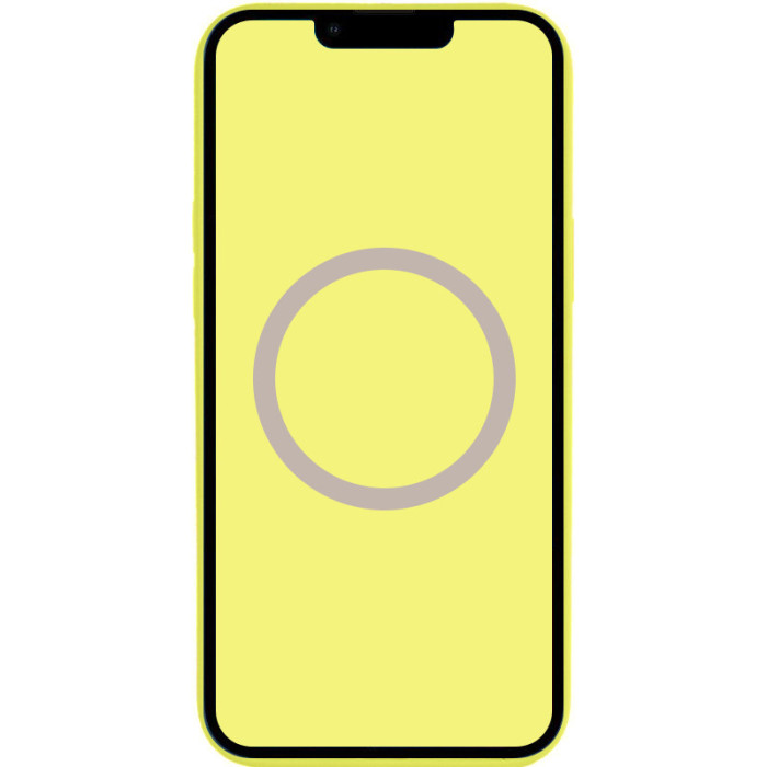 Чохол Silicone case (AAA) with Magsafe and Animation для Apple iPhone 13 Pro  Жовтий/Lemon Zest