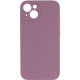Чохол Silk Full Camera Protective (AA) NO LOGO для Apple iPhone 14 Plus Ліловий/Lilac Pride