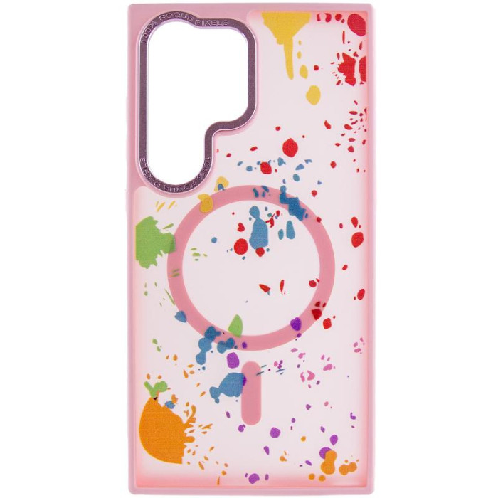 Чохол TPU+PC Flush with MagSafe для Samsung Galaxy S25 Ultra Baby pink