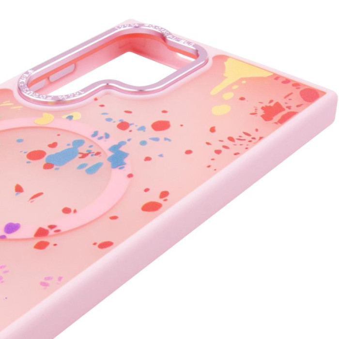 Чохол TPU+PC Flush with MagSafe для Samsung Galaxy S25 Ultra Baby pink