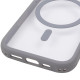 Чохол TPU+PC GETMAN Moon Clear з MagSafe для Apple iPhone 14  Grey