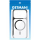 Чохол TPU+PC GETMAN Moon Clear з MagSafe для Apple iPhone 15 Pro Max Black