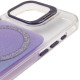 Чохол TPU+PC Jewel Sparkle з Magnetic Fit для Apple iPhone 17 (6.3') Lavender Glitter