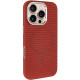 Чохол TPU+PC KVZV Triangular Pattern з Magnetic Fit для Apple iPhone 16 Pro Max (6.9') Red