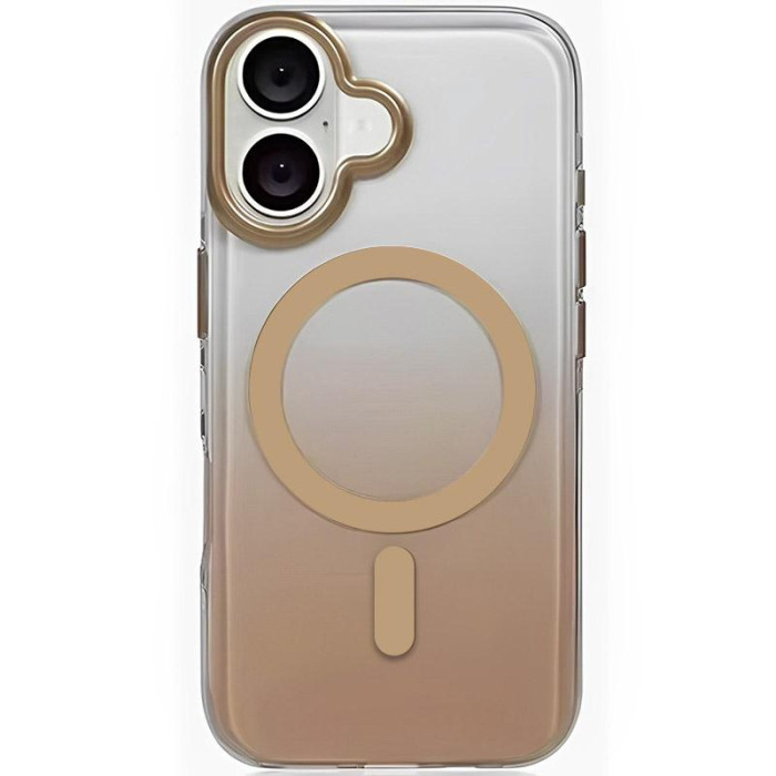 Чохол TPU+PC Phantom with MagSafe для Apple iPhone 16  Golden