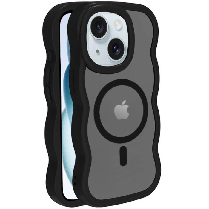 Чохол TPU+PC Undine with MagSafe для Apple iPhone 15  Black