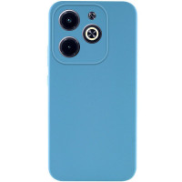 Чохол TPU GETMAN Liquid Silk Full Camera для Infinix Hot 40i Блакитний/Blue