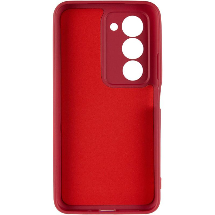 Чохол TPU GETMAN Liquid Silk Full Camera для Xiaomi Redmi 15 (EU) Червоний/Dark Red
