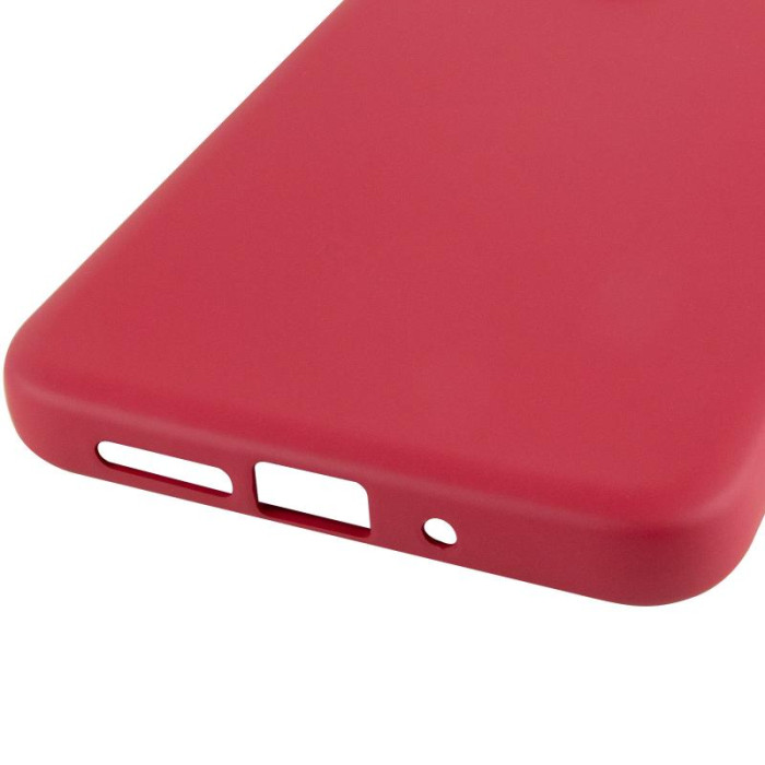 Чохол TPU GETMAN Liquid Silk Full Camera для Xiaomi Redmi 15 (EU) Червоний/Dark Red
