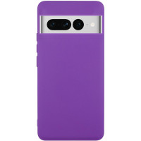 Чохол TPU GETMAN Liquid Silk для Google Pixel 7 Pro Фіолетовий/Purple  (ITS-L-00000078675_14)