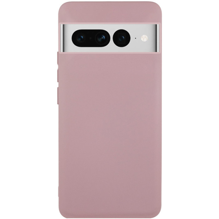 Чохол TPU GETMAN Liquid Silk для Google Pixel 7 Pro Рожевий/Pink Sand