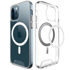 Чохол TPU Space Case з Magnetic Fit для Apple iPhone 14 Pro  Прозорий