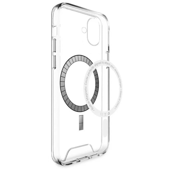 Чохол TPU Space Case with MagSafe для Apple iPhone 16  Прозорий
