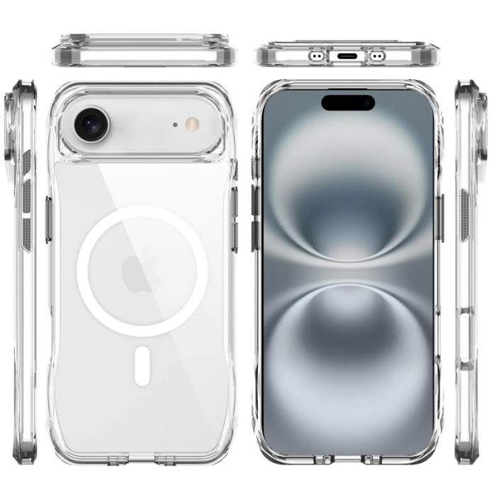 Чохол TPU Space Octagon with MagSafe для Apple iPhone 17 Air  Clear
