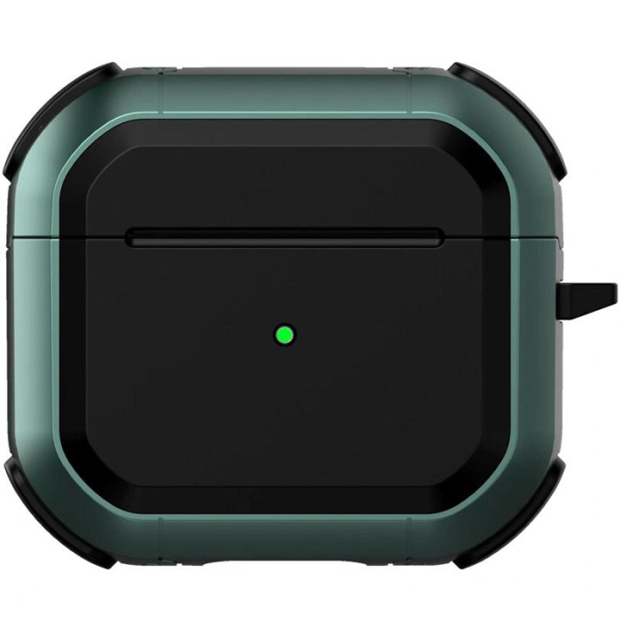 Футляр протиударний Black ed. для навушників Airpods 3 Apple Green