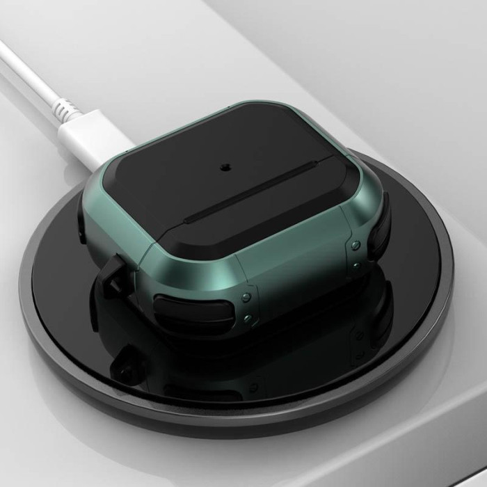 Футляр протиударний Black ed. для навушників Airpods 3 Apple Green