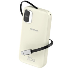 Портативний ЗП Power Bank Amaya F131 22.5W with display and cable 10000 mAh Biege  (ITS-L-00000084440_1)